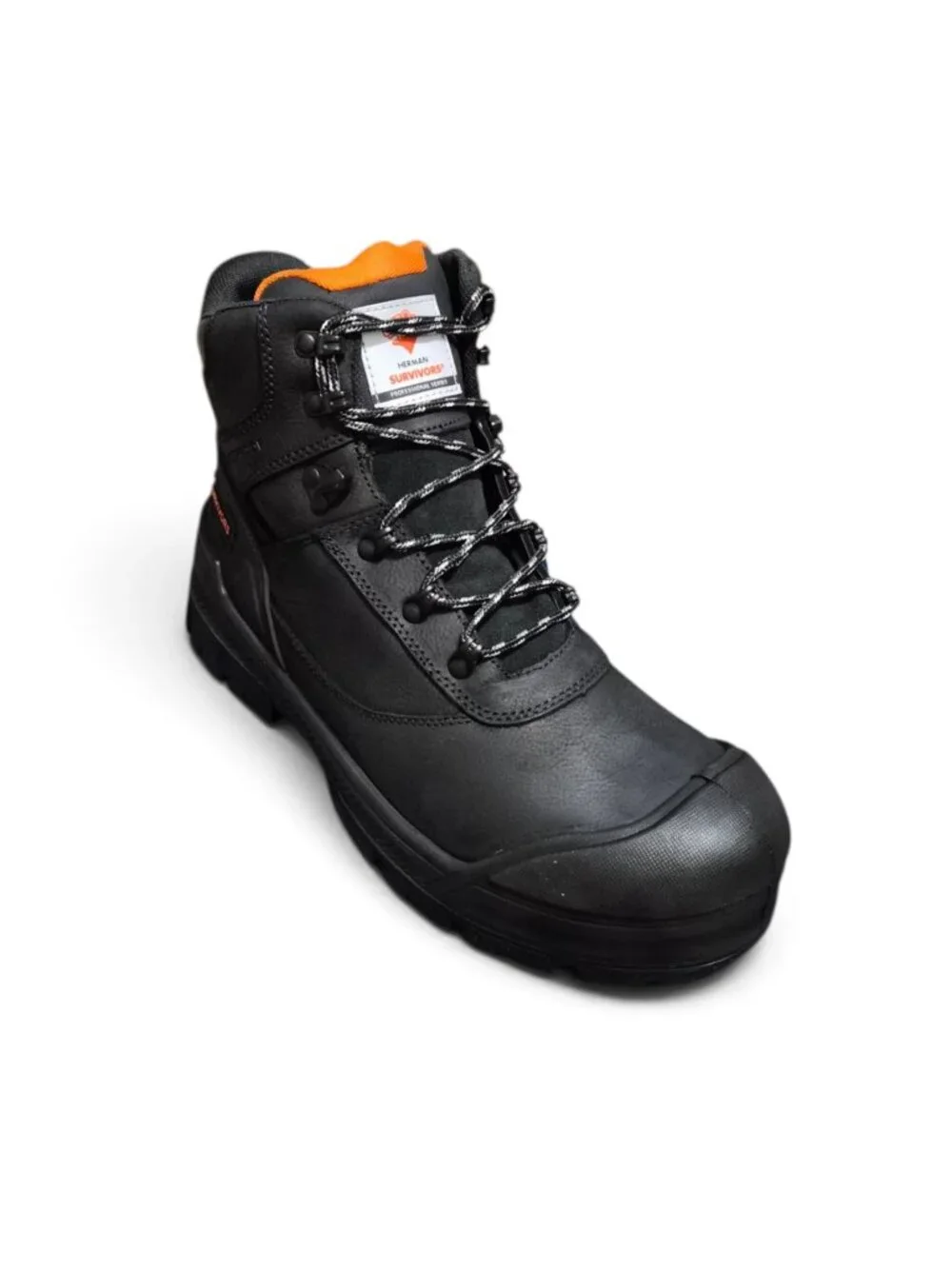 Herman Survivors Men's Groundbreaker Sz 12 Work Boots Steel Toe Waterproof Black